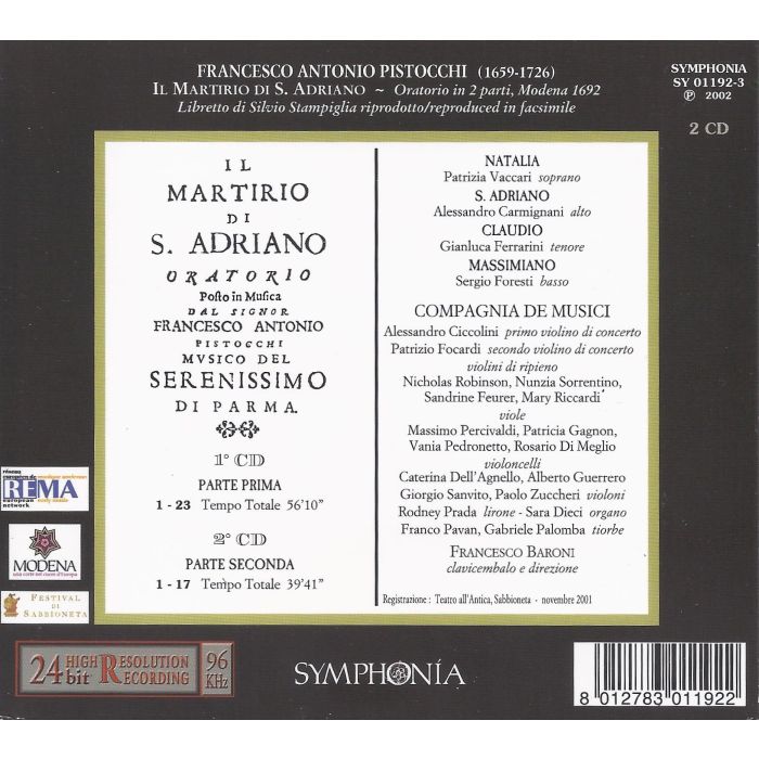 Pistocchi: Il Martirio di S. Adriano - slide-1