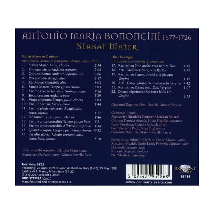 Bononcini: Stabat Mater - slide-1