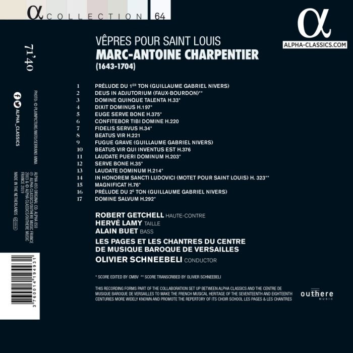 Charpentier: Vepres pour St. Louis - slide-1