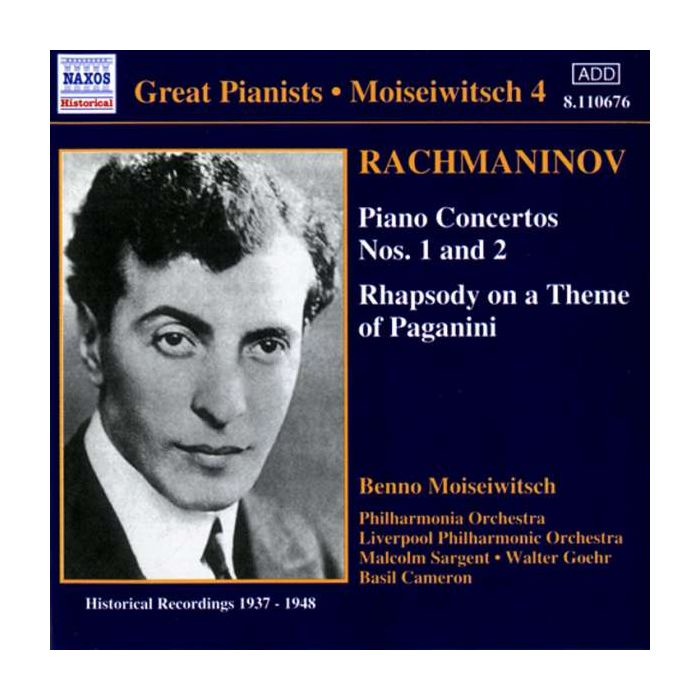 Rachmaninov: Piano Concertos Nos 1 and 2, Paganini Variations