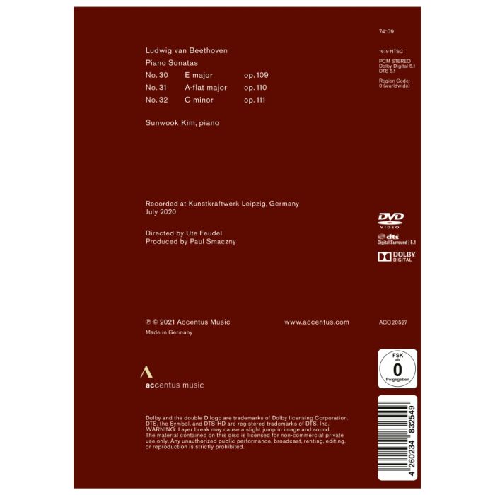 Beethoven: The Last Three Sonatas - slide-1