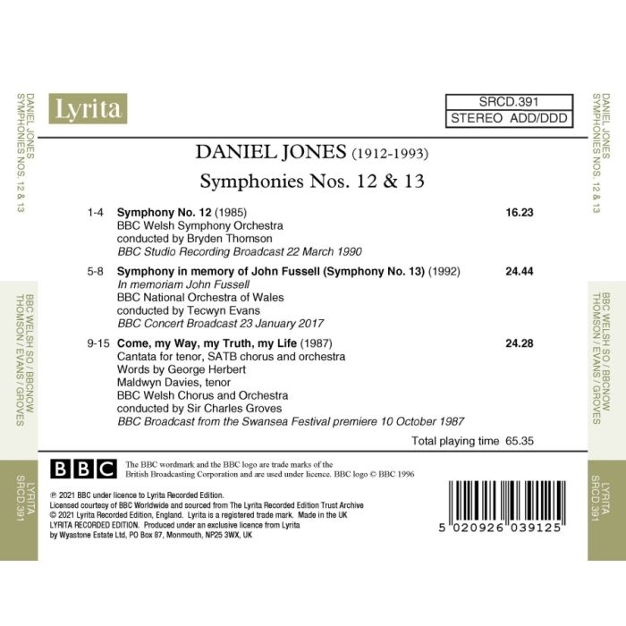 Jones: Symphonies Nos. 12 & 13 - slide-1