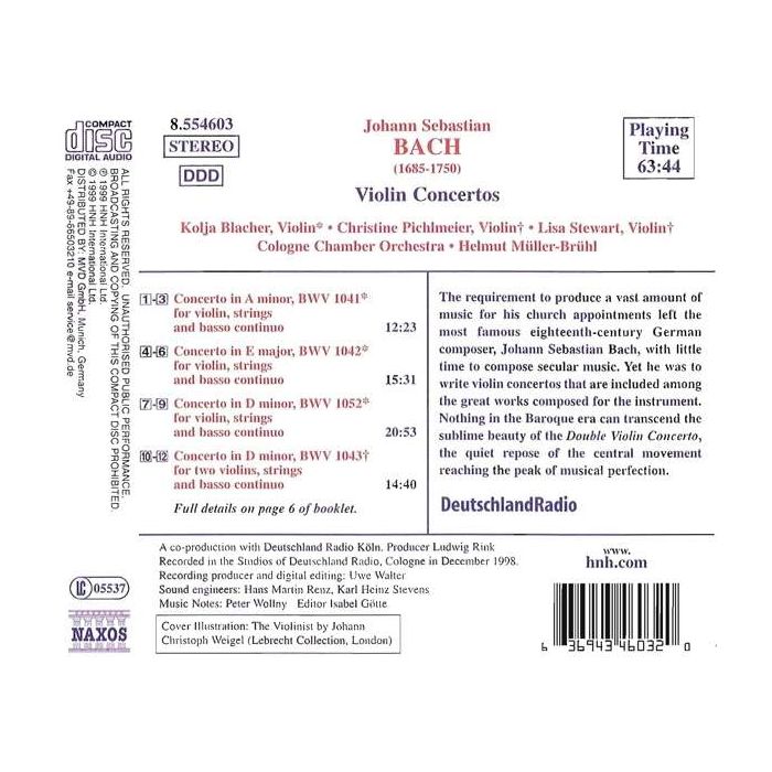 BACH: Violin Concertos - slide-1