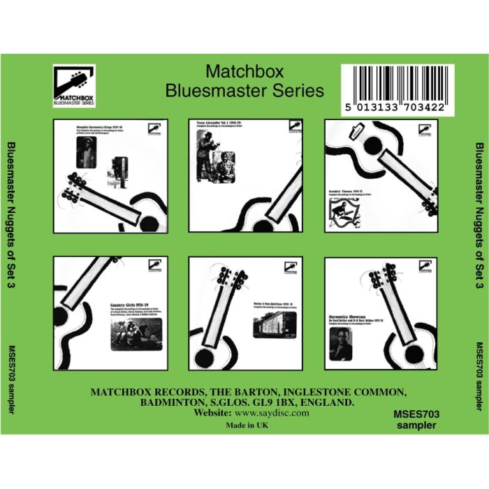 Matchbox Bluesmaster Series Set 3 - Country Blues & Harmonica Kings 1927-31 - slide-1