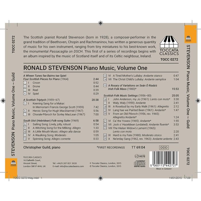 Stevenson: Piano Music Vol. 1 - A Celtic Album - slide-1
