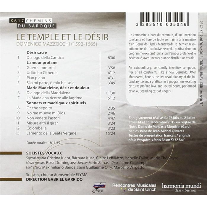Mazzocchi: Le Temple et le Désir - slide-1