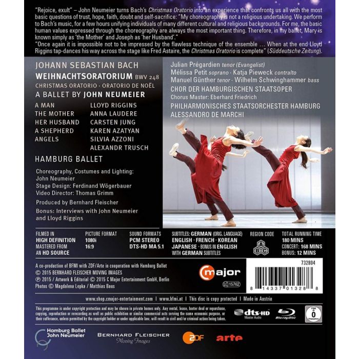 Bach: Weihnachtsoratorium / Hamburg Ballet / Blu-ray 732804 - slide-1