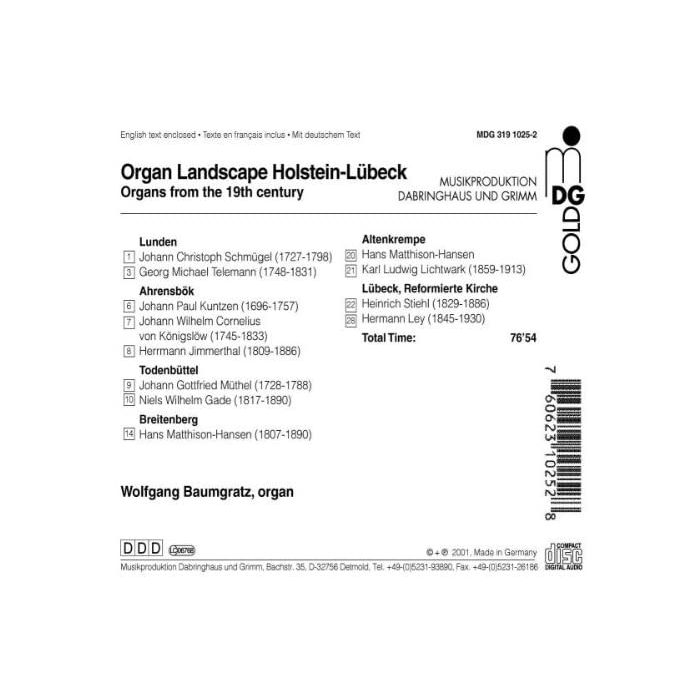 Organ Landscape: Holstein-Lubeck, Volume 2 - slide-1