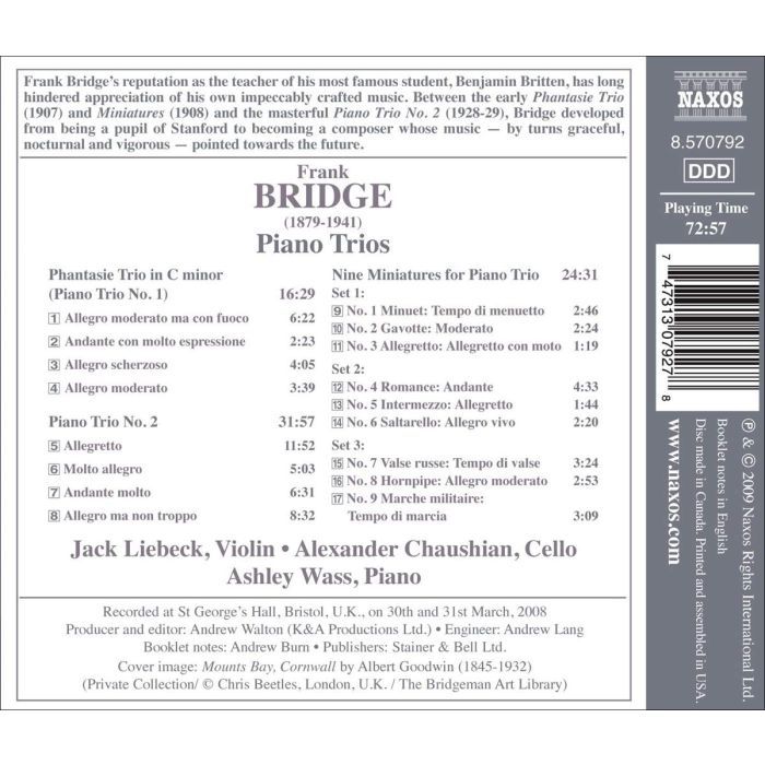 BRIDGE: Piano trio no 2 - slide-1