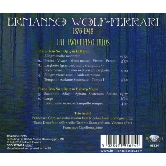 Wolf-Ferrari: The Two Piano Trios - slide-1