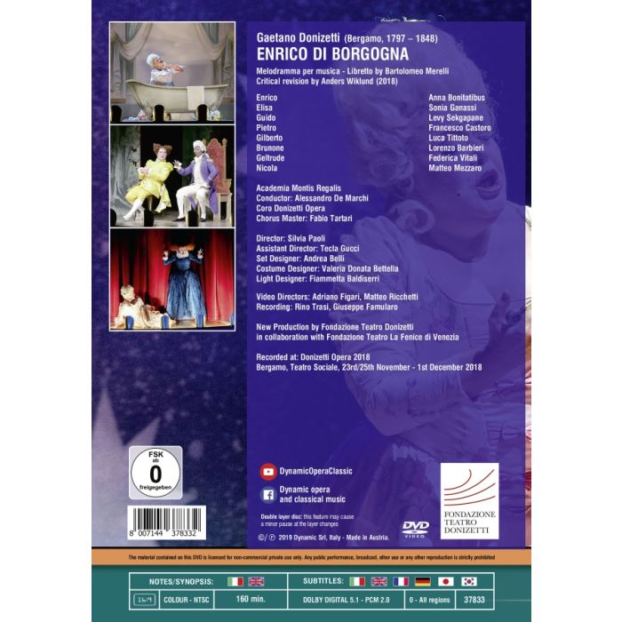 Donizetti: Enrico di Borgogna - slide-1