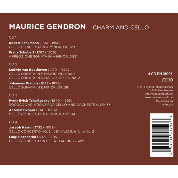 Maurice Gendron - Charm and Cello - slide-1