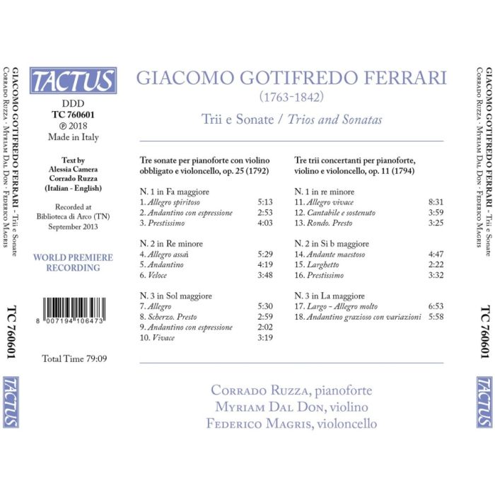 Ferrari: Trios and Sonatas - slide-1