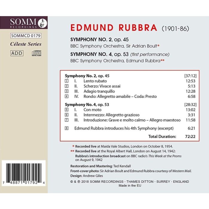 Rubbra: Symphonies Nos. 2 & 4 - slide-1