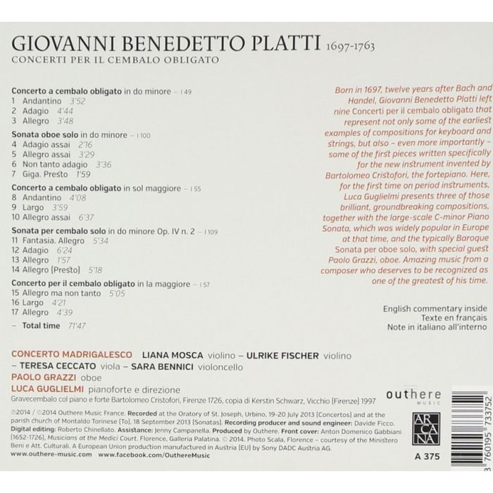 Platti: Concerti per il cembalo obligato - slide-1