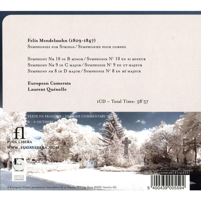 Mendelssohn: Symphonies For Strings Nr 8-9-10 - slide-1