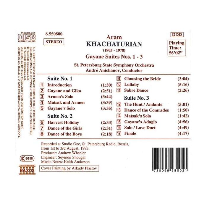 KHACHATURIAN: Gayane Suite - slide-1