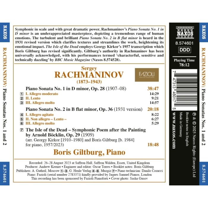 Rachmaninov: Piano Sonatas 1 & 2; The Isle of the Dead - slide-1