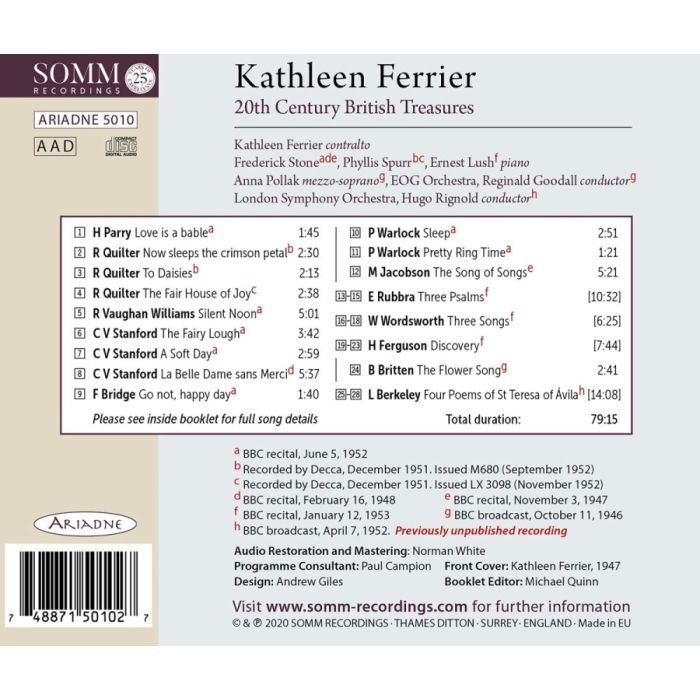 Kathleen Ferrier - 20th Century British Treasures - slide-1