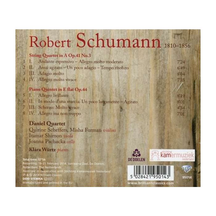 Schumann: String Quartet; Piano Quintet - slide-1