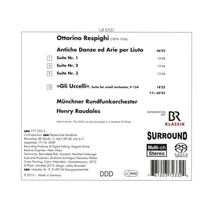 Respighi: Antiche Danze ed Arie Gli Uccelli - slide-1
