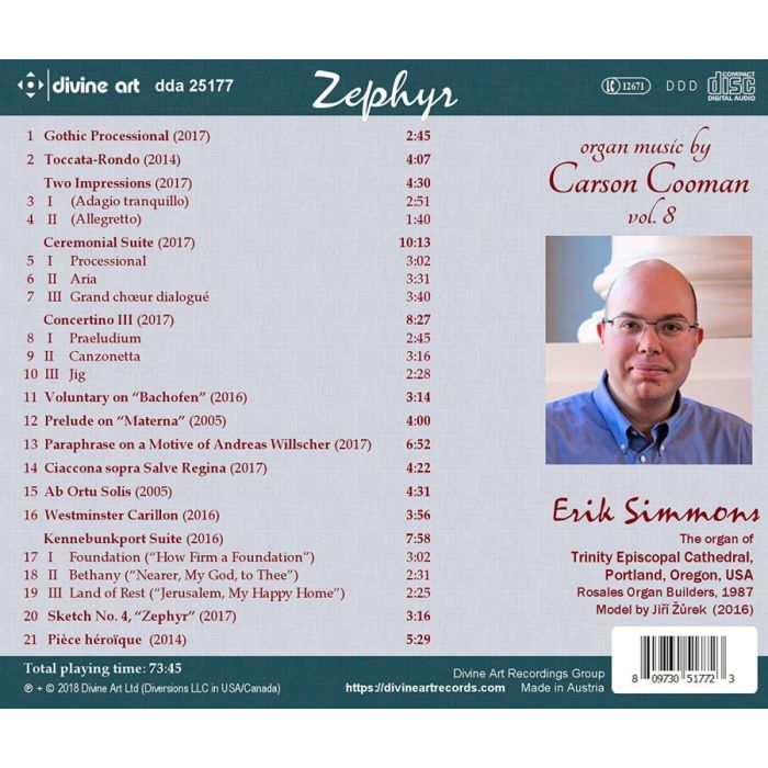 Cooman: Zephyr - Organ Music vol. 8 - slide-1