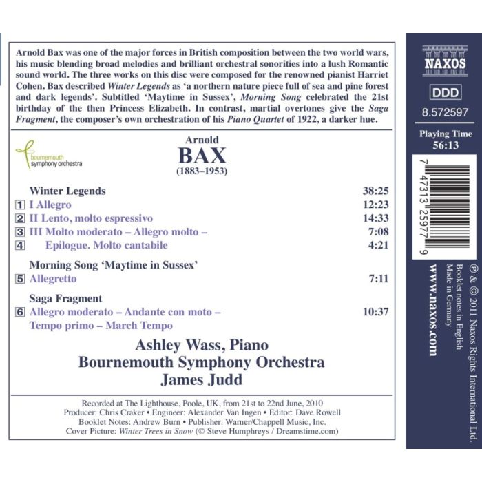 Bax: Winter Legends, Morning Song, Saga Fragment - slide-1