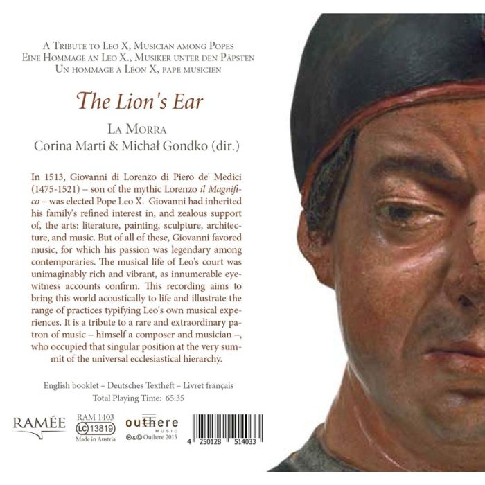 The Lion’s Ear - muzyka na dworze Giovanniego di Lorenzo di Piero de’ Medici (1475-1521) - slide-1