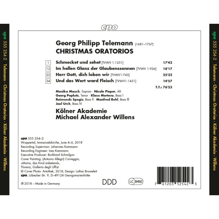 Telemann: Christmas Oratorios - slide-1