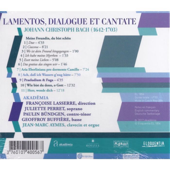 J.C. Bach: Lamentos, Dialogue & Cantate - slide-1