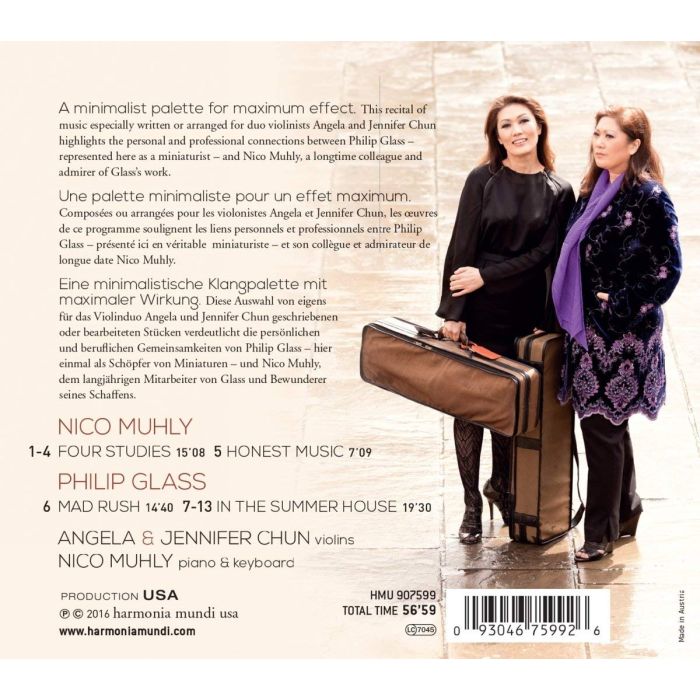 Glass: In the Summer House ,Mad Rush / Muhly: 4 Studies, Honest Music - slide-1