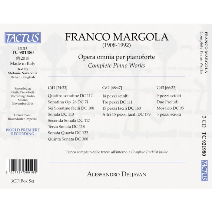 Margola: Complete Piano Works - slide-1