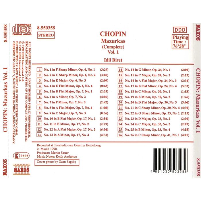 Chopin: Mazurkas vol. 1 - slide-1