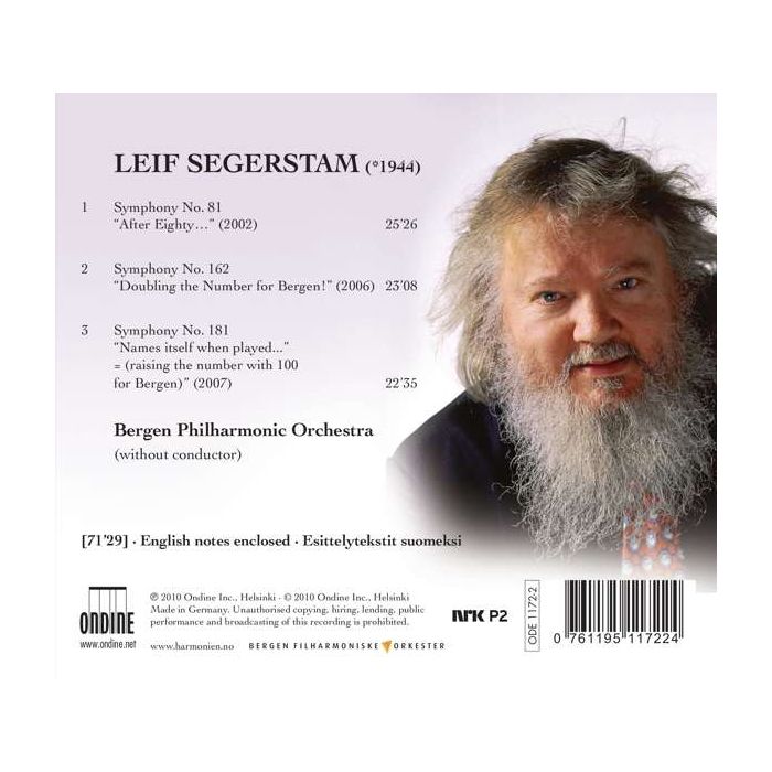 Segerstam: Symphonies 81 , 162 , 181 - slide-1