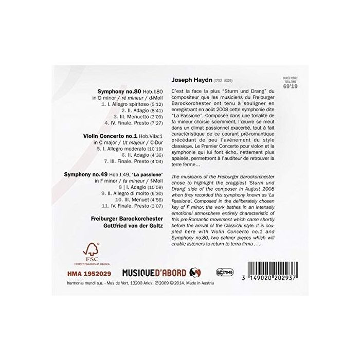 Haydn: Symphonies nos. 49 