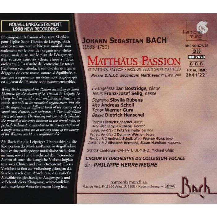 Bach: Matthaus Passion BWV 244 - slide-1