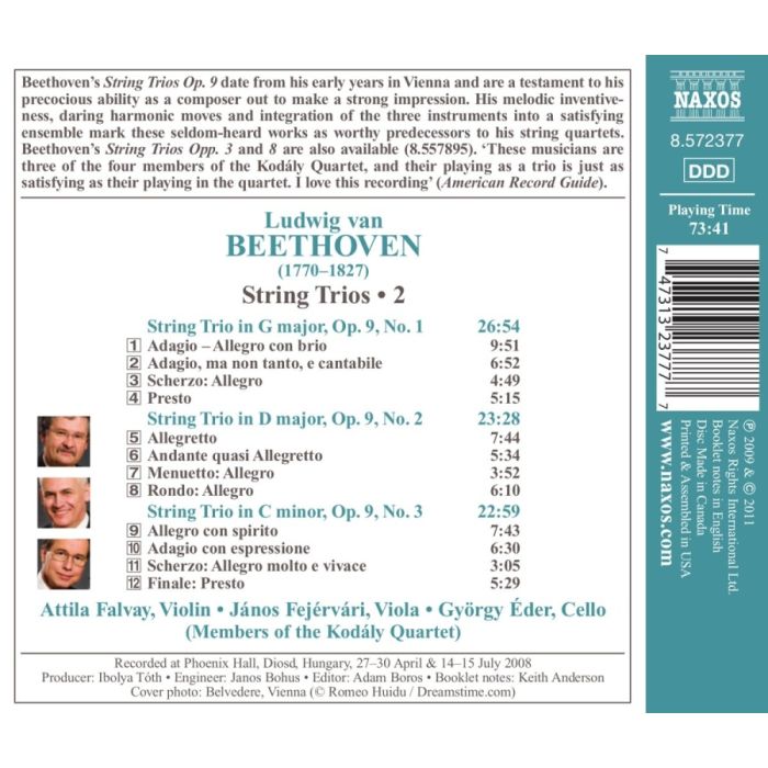 Beethoven: String Trios Op. 9 - slide-1