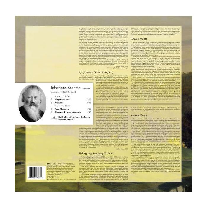 BRAHMS: Symphonie no 3 ( Vinyl)) - slide-1