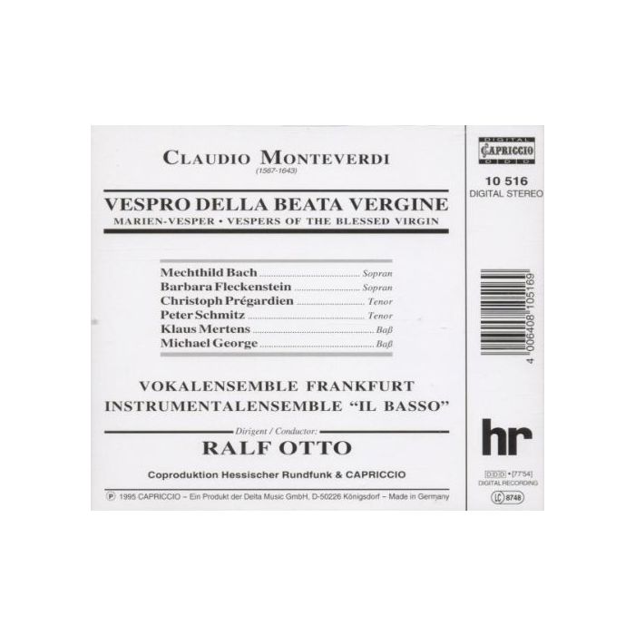 Monteverdi: Vespro della beata Vergine (1610) - slide-1