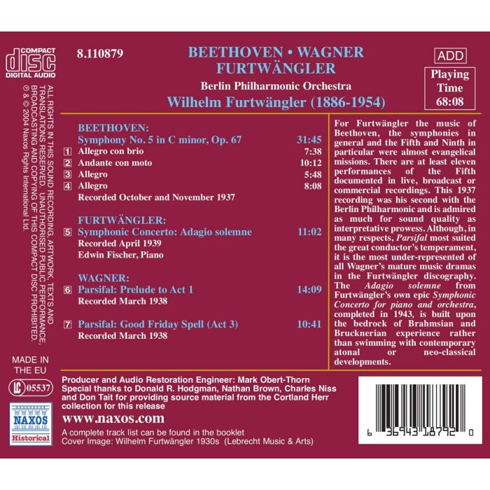 Beethoven: Symphony No 5 / Wagner: Parsifal Prelude and Good Friday Spell - slide-1