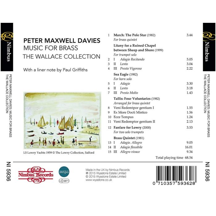 Maxwell Davies: Music For Brass - slide-1