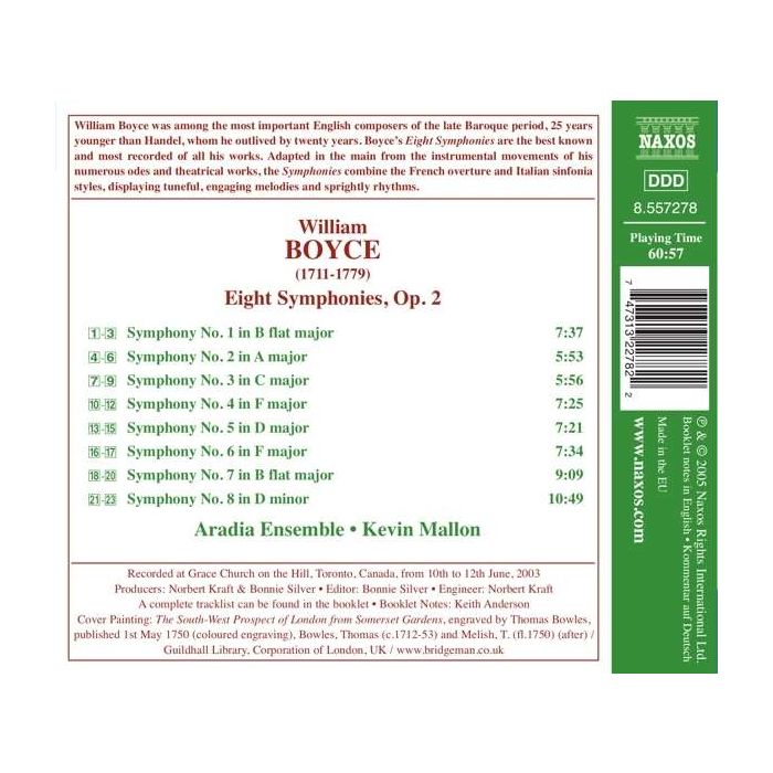 BOYCE: 8 Symphonies Op. 2 - slide-1