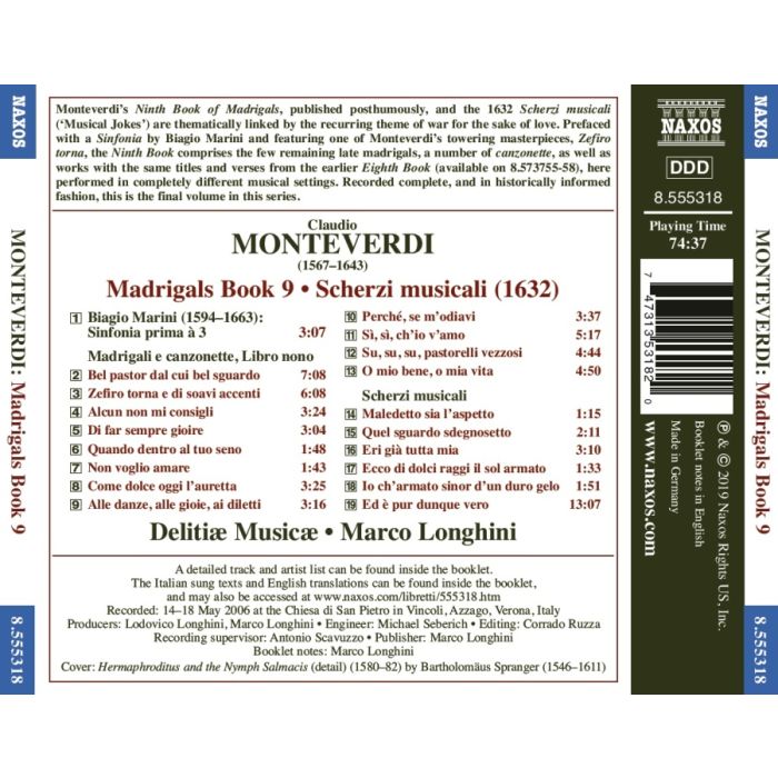 Monteverdi: Madrigals Book 9; Scherzi Musicali - slide-1