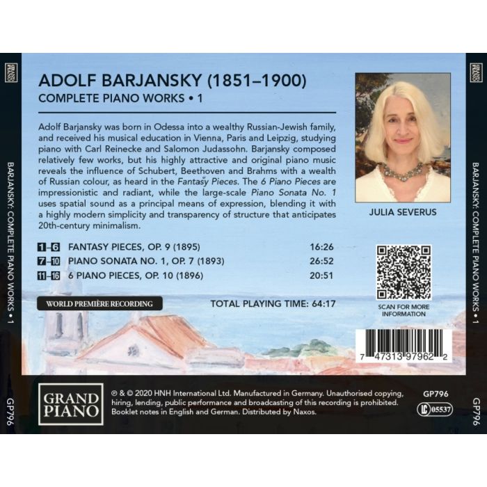 Barjansky: Complete Piano Works • 1 - slide-1