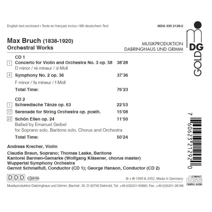Bruch: Orchestral Works - slide-1