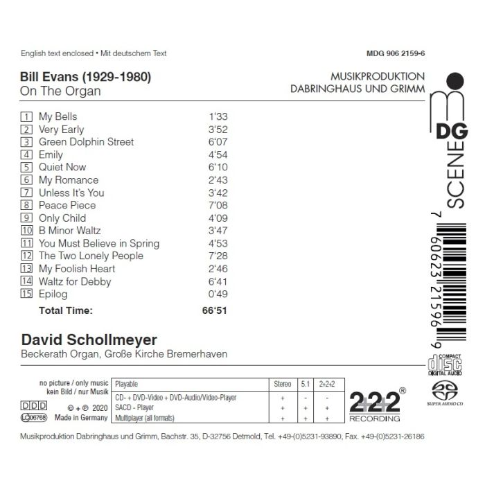 Bill Evans on the Organ - slide-1