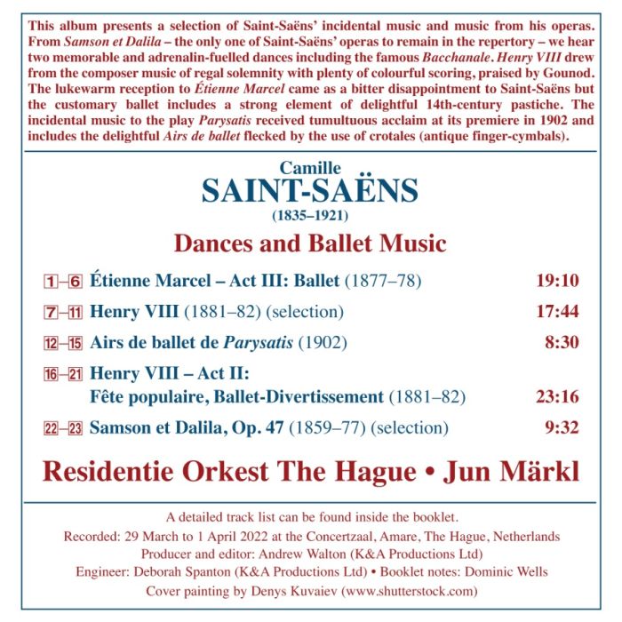 Saint-Saëns: Dances & Ballet Music - slide-1