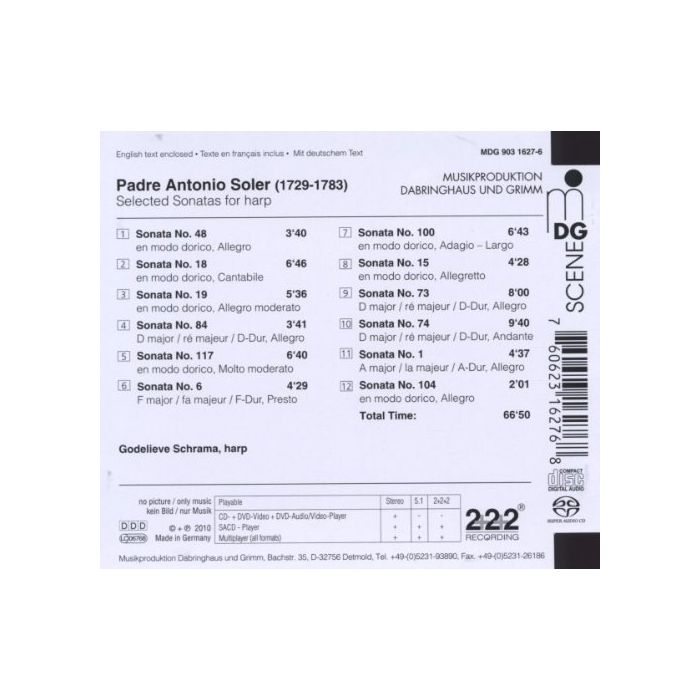 Soler: Selected Sonatas for Harp - slide-1