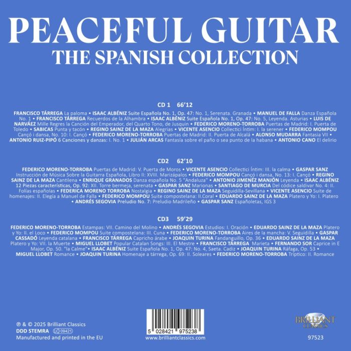 Peaceful Guitar: The Spanish Collection (Brilliant Budget Collection) - slide-1
