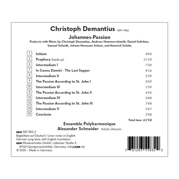 Demantius: Johannes-Passion - slide-2